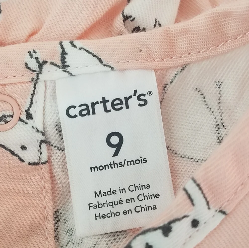 Carter's Dog Print Shirt 9m